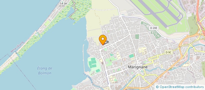 localisation de l'entreprise MADAME DELPHINE PEPITONE  MARIGNANE