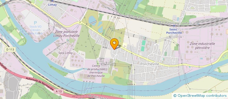 localisation de l'entreprise MADAME DELPHINE PEREIRA  PORCHEVILLE