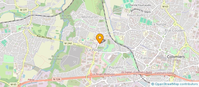 localisation de l'entreprise MADAME DELPHINE PERES  TOURNEFEUILLE