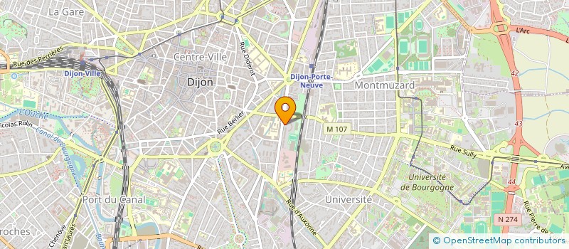 localisation de l'entreprise MADAME DELPHINE PERNOT GRIMMER à DIJON