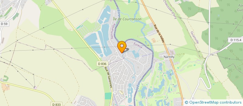 localisation de l'entreprise MADAME DELPHINE PERRAUD  GARENNES-SUR-EURE