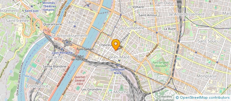 localisation de l'entreprise MADAME DELPHINE PERRET à LYON