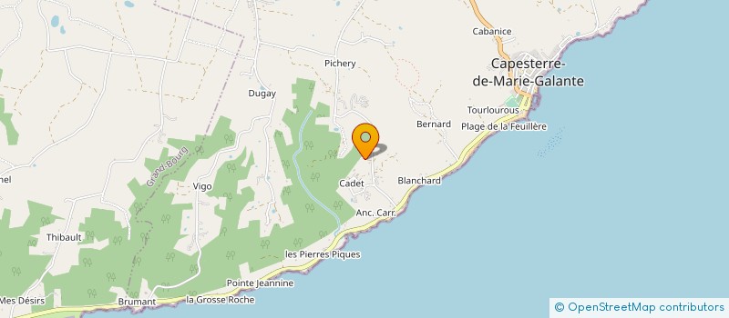 localisation de l'entreprise MADAME DELPHINE PERRIER à CAPESTERRE-DE-MARIE-GALANTE