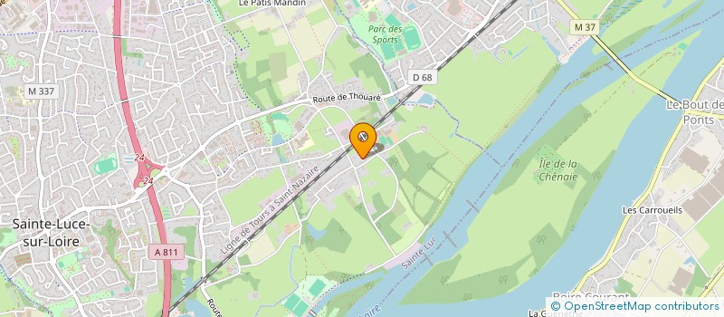 localisation de l'entreprise MADAME DELPHINE PERRIN  SAINTE-LUCE-SUR-LOIRE