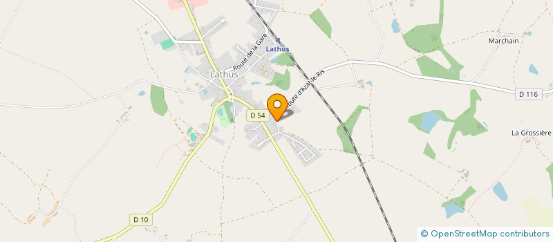 localisation de l'entreprise MADAME DELPHINE PERRIN  LATHUS-SAINT-REMY