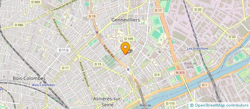 localisation de l'entreprise MADAME DELPHINE PERROT  ASNIERES-SUR-SEINE