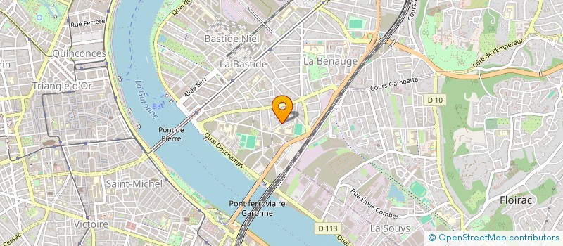 localisation de l'entreprise MADAME DELPHINE PESQUE-EULOGE  BORDEAUX