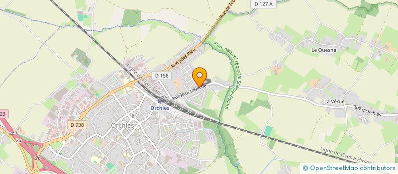 localisation de l'entreprise MADAME DELPHINE PET SITTER DE WOOF  ORCHIES