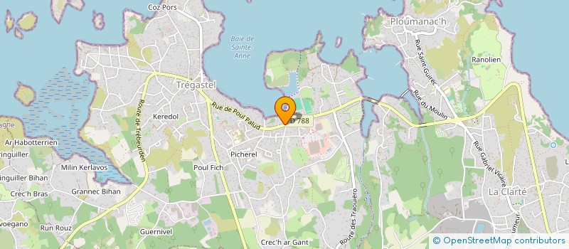 localisation de l'entreprise MADAME DELPHINE PETAT  TREGASTEL