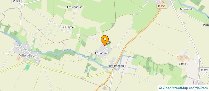 localisation de l'entreprise MADAME DELPHINE PETIT à BRIOUX-SUR-BOUTONNE