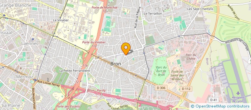 localisation de l'entreprise MADAME DELPHINE PETIT-COURTOIS  BRON