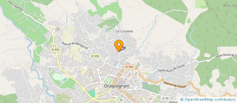 localisation de l'entreprise MADAME DELPHINE PETRETTI à DRAGUIGNAN