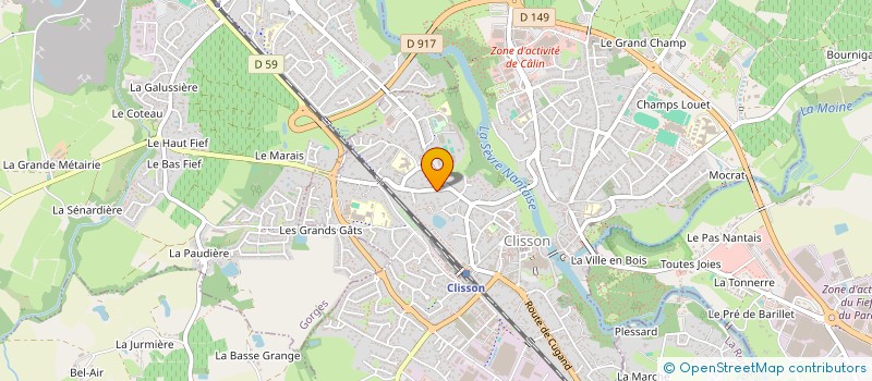 localisation de l'entreprise MADAME DELPHINE PHIN  CLISSON