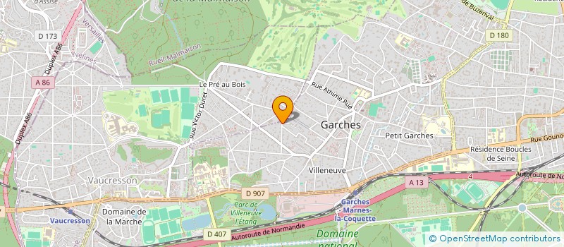 localisation de l'entreprise MADAME DELPHINE PIAGET à GARCHES