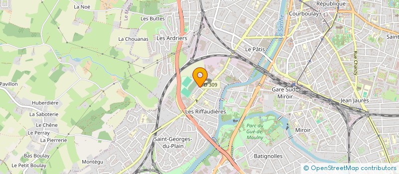 localisation de l'entreprise MADAME DELPHINE PIANEZZE à LE MANS