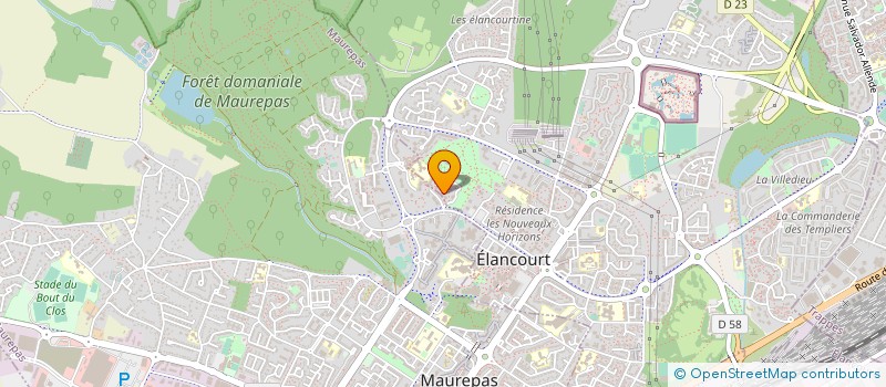 localisation de l'entreprise MADAME DELPHINE PICQUE  ELANCOURT