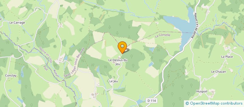 localisation de l'entreprise MADAME DELPHINE PINARD  LA COMELLE