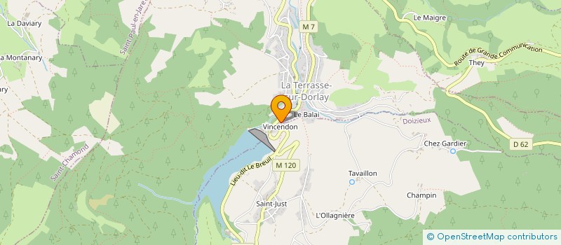 localisation de l'entreprise MADAME DELPHINE PITIOT  DOIZIEUX