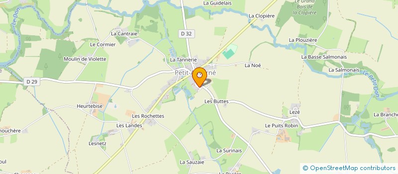 localisation de l'entreprise MADAME DELPHINE PLEDEL  PETIT-AUVERNE