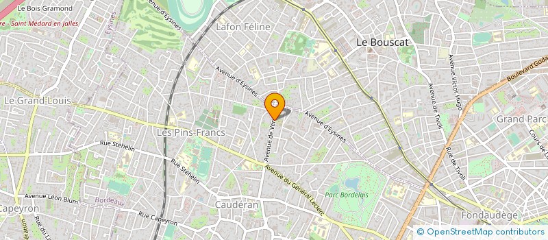 localisation de l'entreprise MADAME DELPHINE POGGIOLI  BORDEAUX