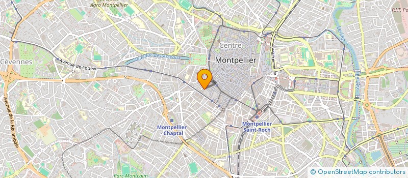 localisation de l'entreprise MADAME DELPHINE POHER à MONTPELLIER
