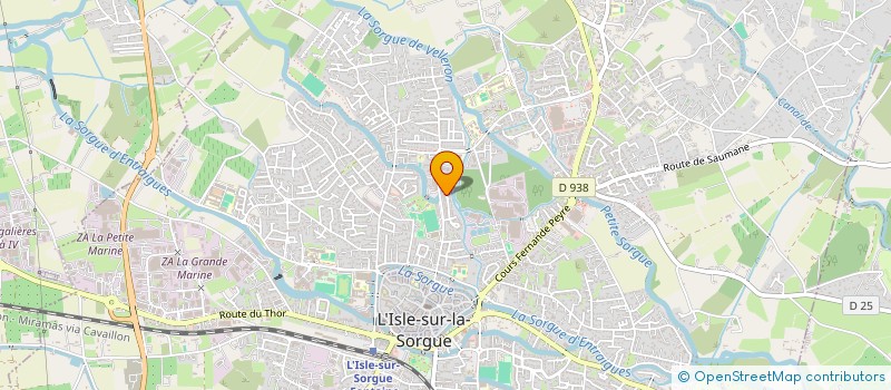 localisation de l'entreprise MADAME DELPHINE POINT à L'ISLE-SUR-LA-SORGUE
