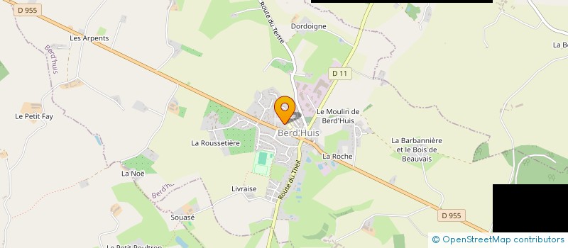localisation de l'entreprise MADAME DELPHINE POIRIER à BERD'HUIS