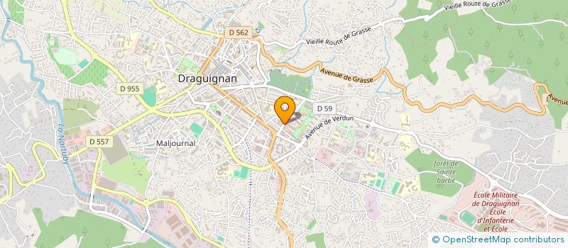 localisation de l'entreprise MADAME DELPHINE PONS  DRAGUIGNAN