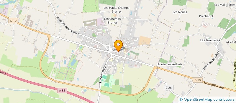 localisation de l'entreprise MADAME DELPHINE PORTIER à ALLONNES