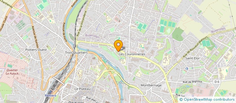 localisation de l'entreprise MADAME DELPHINE PORTRON  POITIERS