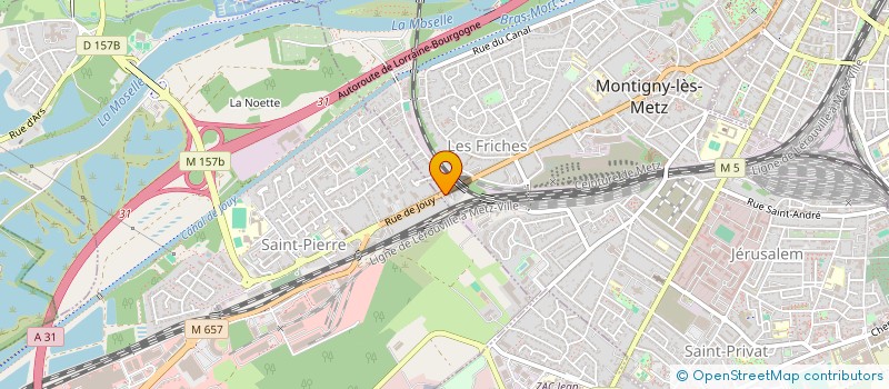 localisation de l'entreprise MADAME DELPHINE POTIER  MONTIGNY-LES-METZ