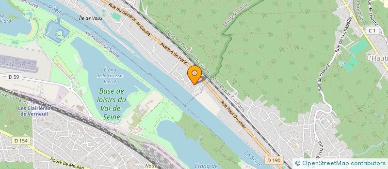 localisation de l'entreprise MADAME DELPHINE POTTIER  VAUX-SUR-SEINE