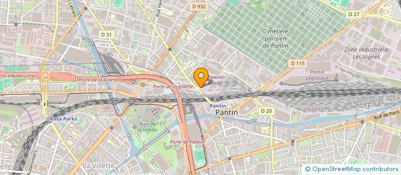 localisation de l'entreprise MADAME DELPHINE POUILLE à PANTIN