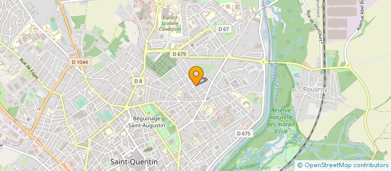 localisation de l'entreprise MADAME DELPHINE PRAULT à SAINT-QUENTIN