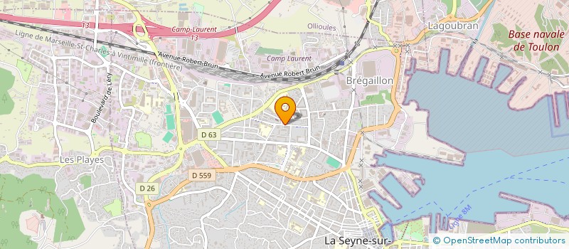 localisation de l'entreprise MADAME DELPHINE PRESLE  LA SEYNE-SUR-MER
