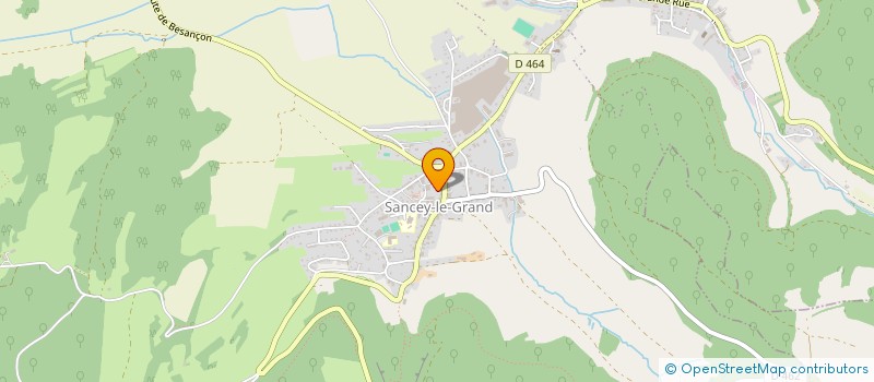 localisation de l'entreprise MADAME DELPHINE PRETRE  SANCEY