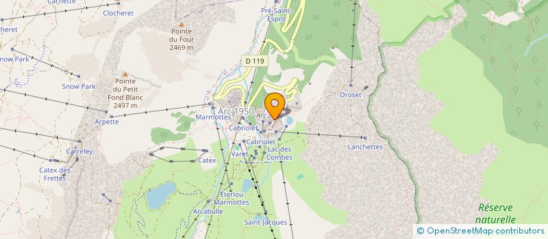 localisation de l'entreprise MADAME DELPHINE PRIETO  BOURG-SAINT-MAURICE