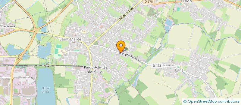 localisation de l'entreprise MADAME DELPHINE PROST à SAINT-MARCEL
