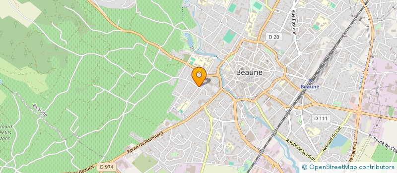 localisation de l'entreprise MADAME DELPHINE PRUNIER à BEAUNE