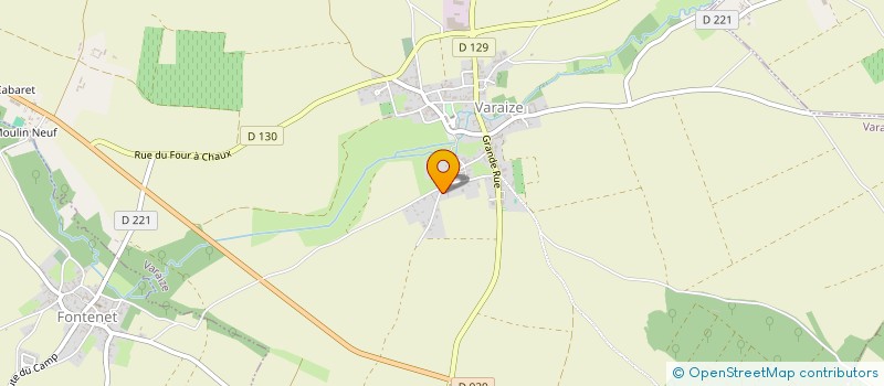 localisation de l'entreprise MADAME DELPHINE QUILLET  VARAIZE