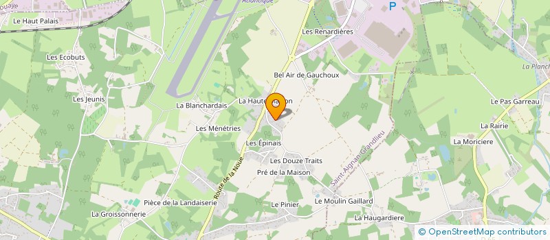 localisation de l'entreprise MADAME DELPHINE RAIMBAULT  SAINT-AIGNAN-GRANDLIEU