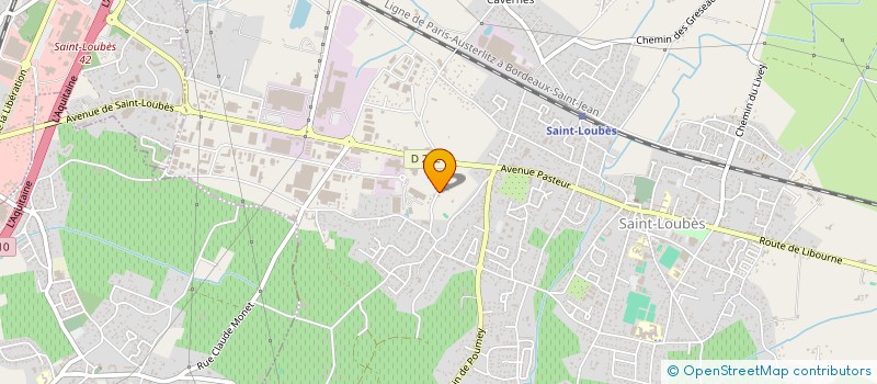 localisation de l'entreprise MADAME DELPHINE RANOUIL  SAINT-LOUBES