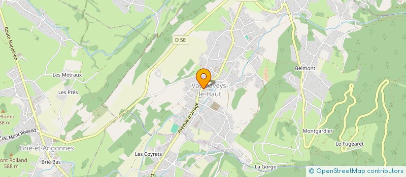 localisation de l'entreprise MADAME DELPHINE RAVEAU  VAULNAVEYS-LE-HAUT