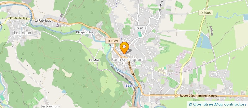 localisation de l'entreprise MADAME DELPHINE RAVEL  BOEN-SUR-LIGNON