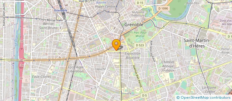 localisation de l'entreprise MADAME DELPHINE REBOUL  GRENOBLE