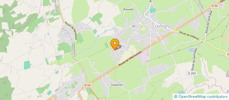 localisation de l'entreprise MADAME DELPHINE REJONY  LENTIGNY