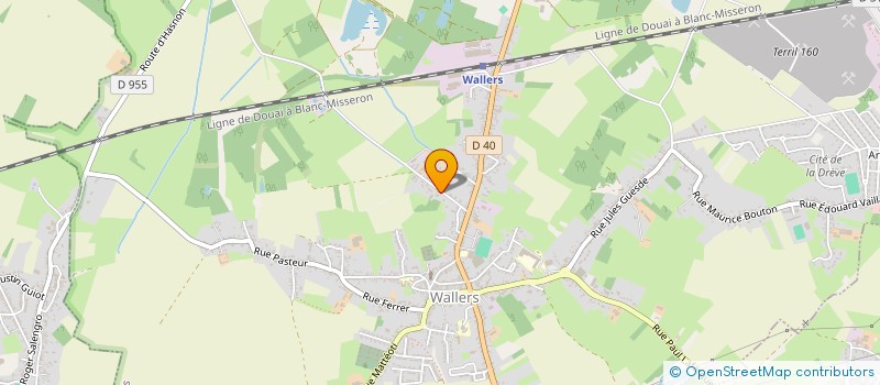 localisation de l'entreprise MADAME DELPHINE RENARD  WALLERS