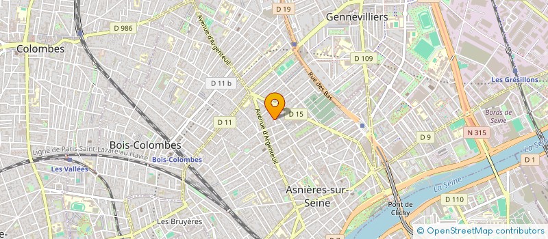 localisation de l'entreprise MADAME DELPHINE RENAULT à ASNIERES-SUR-SEINE