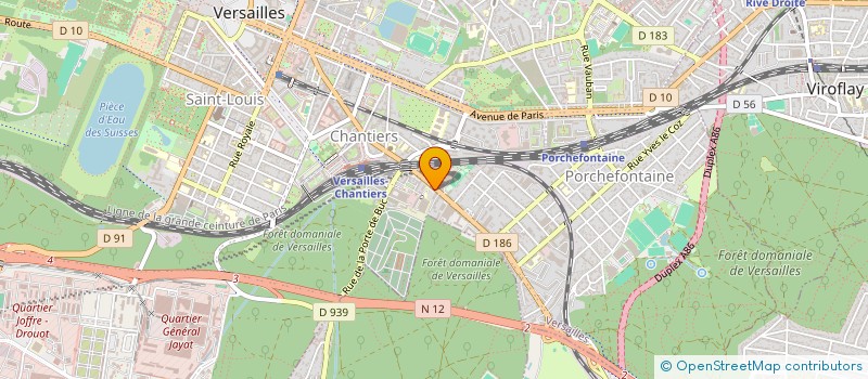 localisation de l'entreprise MADAME DELPHINE RENAULT à VERSAILLES