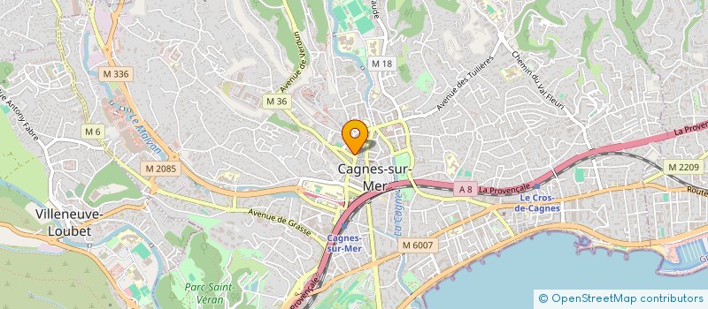 localisation de l'entreprise MADAME DELPHINE RENAUX à CAGNES-SUR-MER